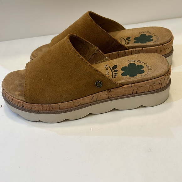 Spring Step Slide Kamaleia Sandal Camel Suede - Picture 4 of 6